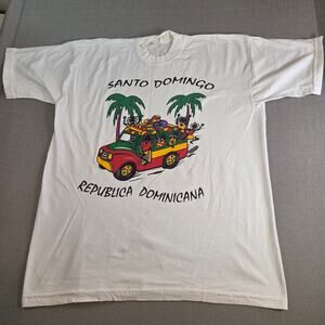 Souvenir Santo Domingo República Dominicana Graphic Tee – XL Gildan Sport